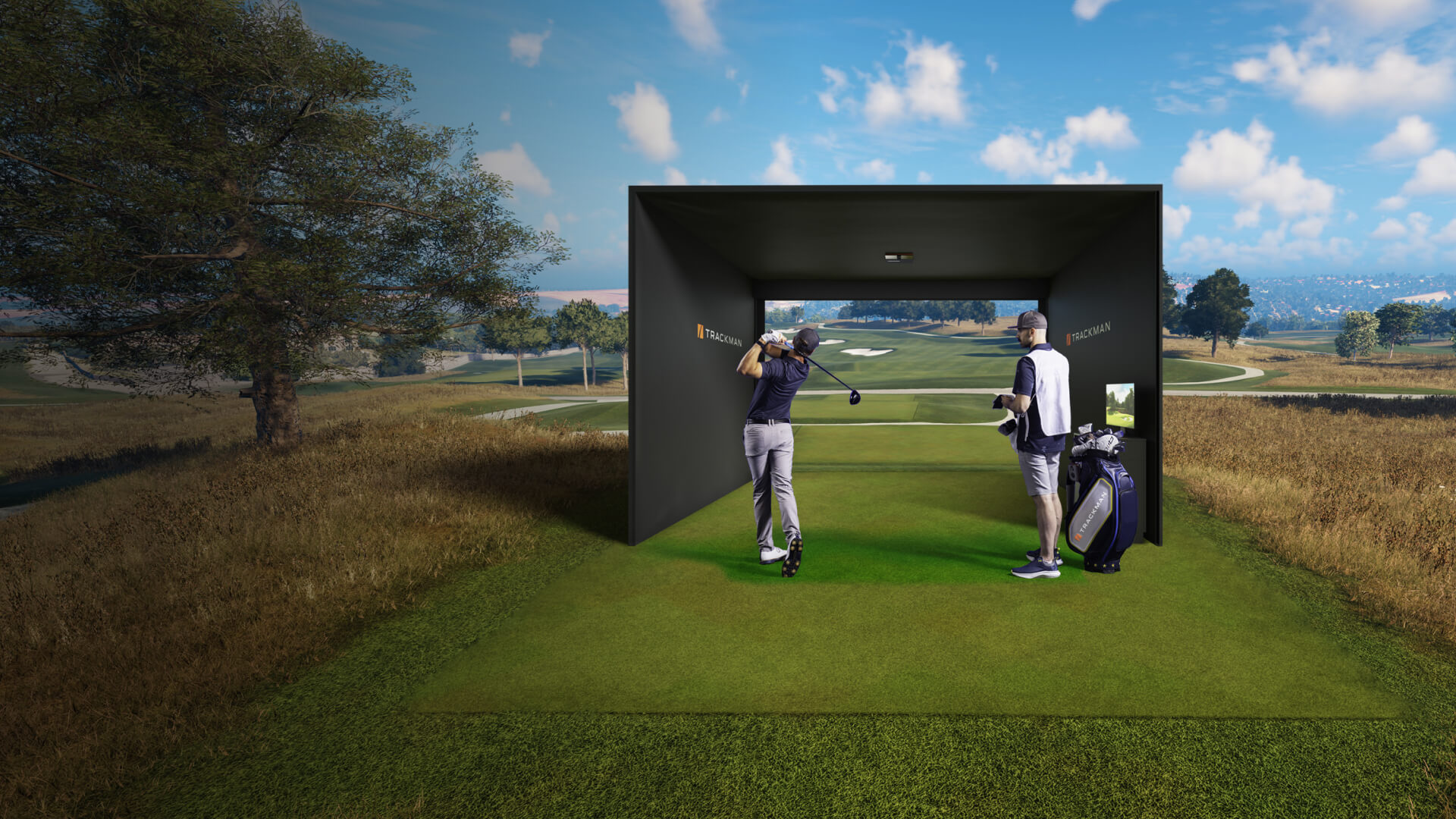 Hjem trackman golf simulator